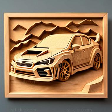 3D мадэль Subaru Impreza WRX STI (STL)